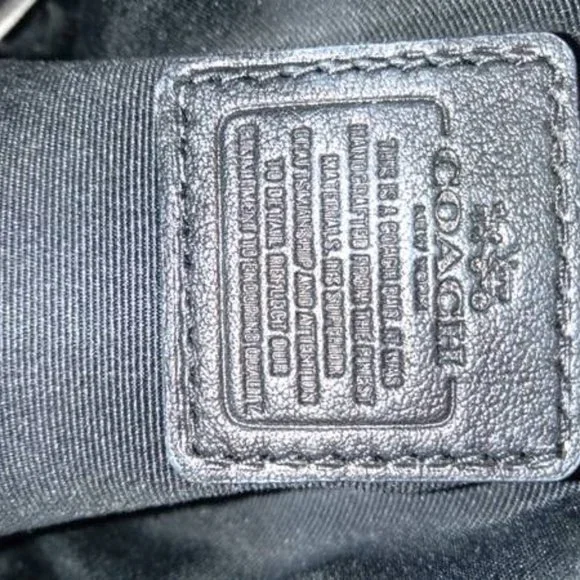 Small Black Coach Wristlet - Picture 6 of 6